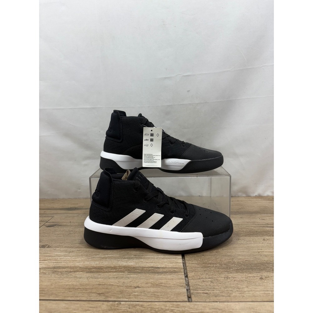 Adidas Streetcheck Basketball Shoes Mens‎ Size 6.5 Black White Sneakers